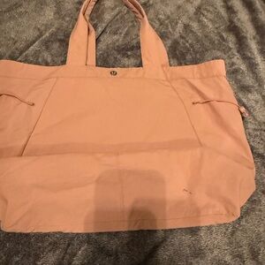 Lululemon Athletica light pink Tote Bag